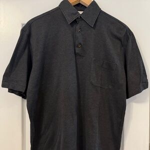 Brioni Black Polo Shirt